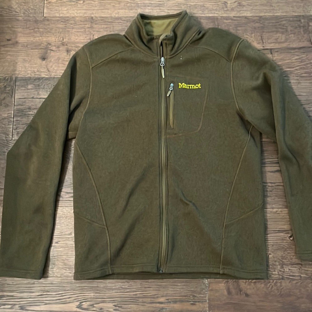Marmot zip up jacket, size L